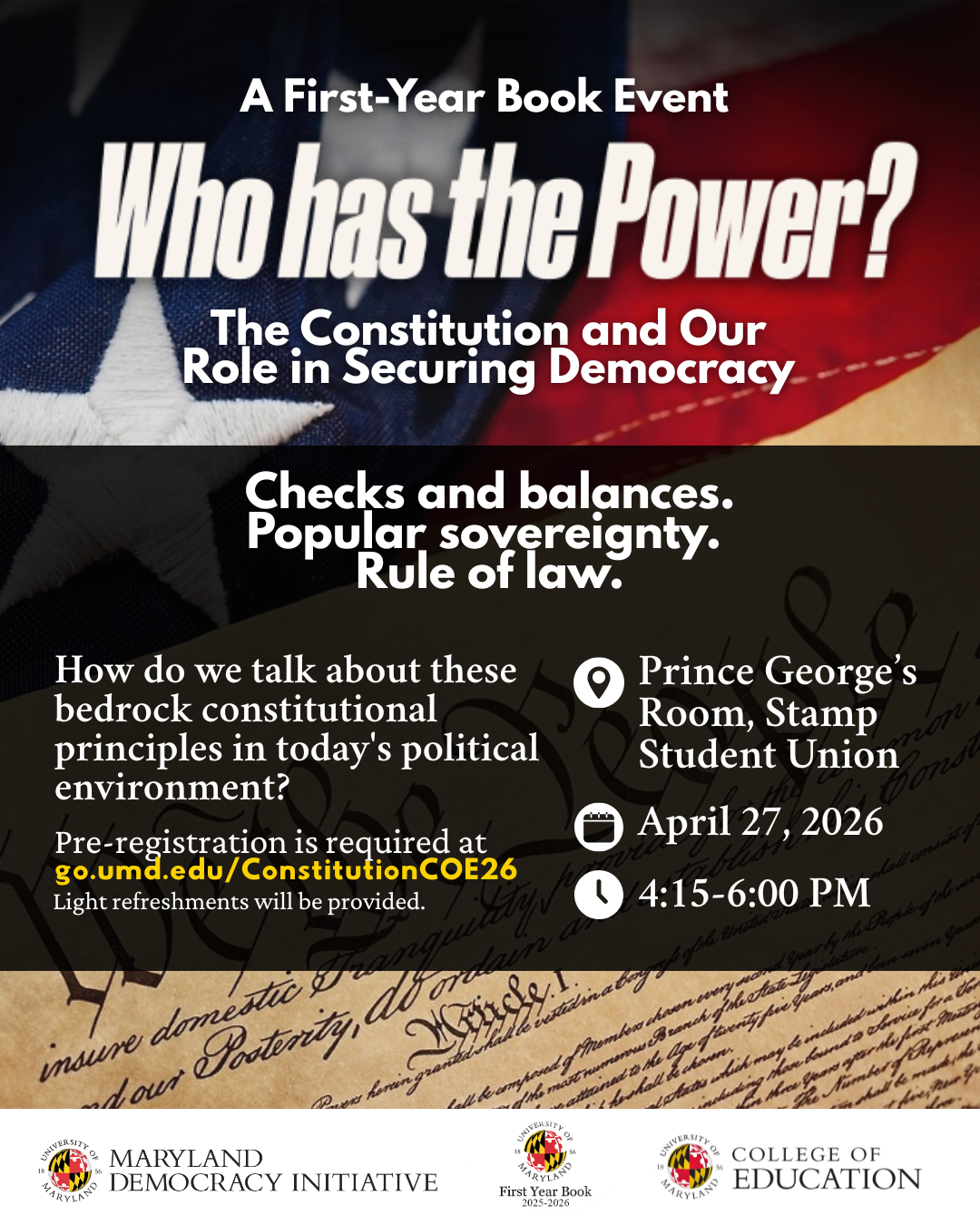 poster thumbnail of who has the power event